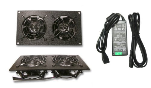 Coolerguys Cabcool802 Dual 80mm Fan Cooling kit for Cabinet & Home Theaters