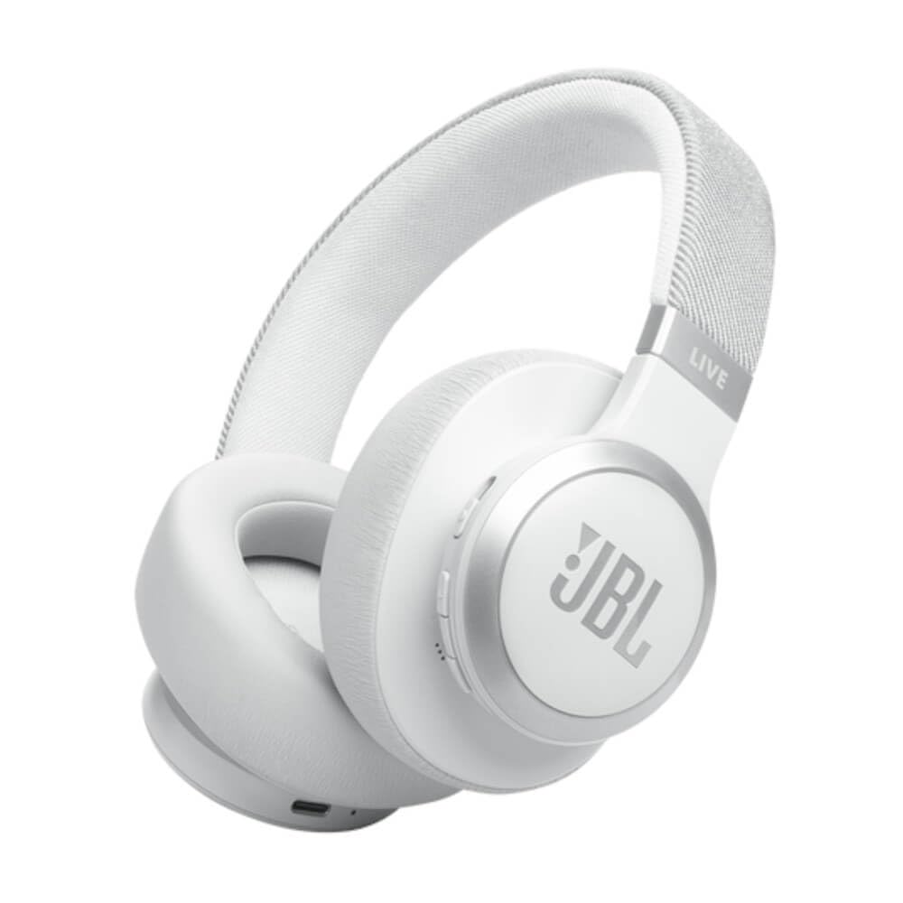 JBL LIVE770NCWHT Live 770NC Wireless Over-Ear Adaptive Noise Canceling Headphones - White