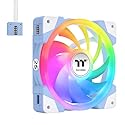 Thermaltake SWAFAN EX 14 ARGB 140mm Cooling Fan, Hydrangea Blue, 3-Fan pcak, 500~2000 RPM, Magnetic Connection, Reversable Blades, sync with MB RGB