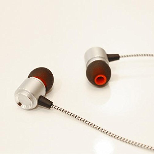 Wired Earphones Hi-Fi Sound Headphones Handsfree Mic for Moto G Fast, Headset Metal Earbuds in-Ear Earpieces Microphone Compatible with Motorola Moto…
