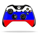 Protective Vinyl Skin Decal Skin Compatible with Microsoft Xbox One/One S Controller wrap Sticker Skins Russian Flag