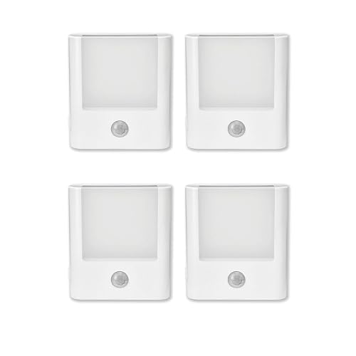 4-Pack 3-in-1 Emergency Night Light for Power Failure,plug into wall,LED with Motion Sensor,Auto-On During Outages,Survival kit,Hurricane