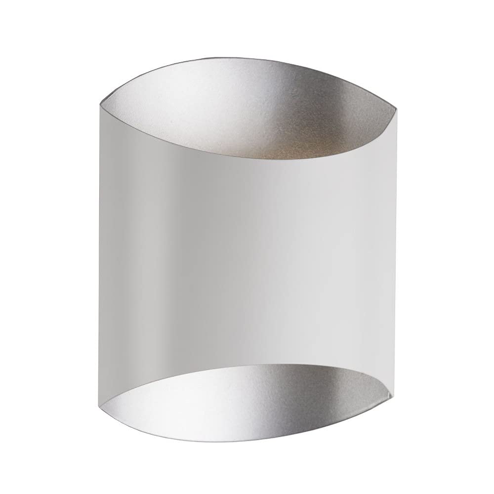 Kuzco Lighting Preston 8" Wall Sconce | White Finish | Steel Shade | Modern Up Down LED Wall Light Fixture | Made of Steel | 8" W x 10" H x 4" E |