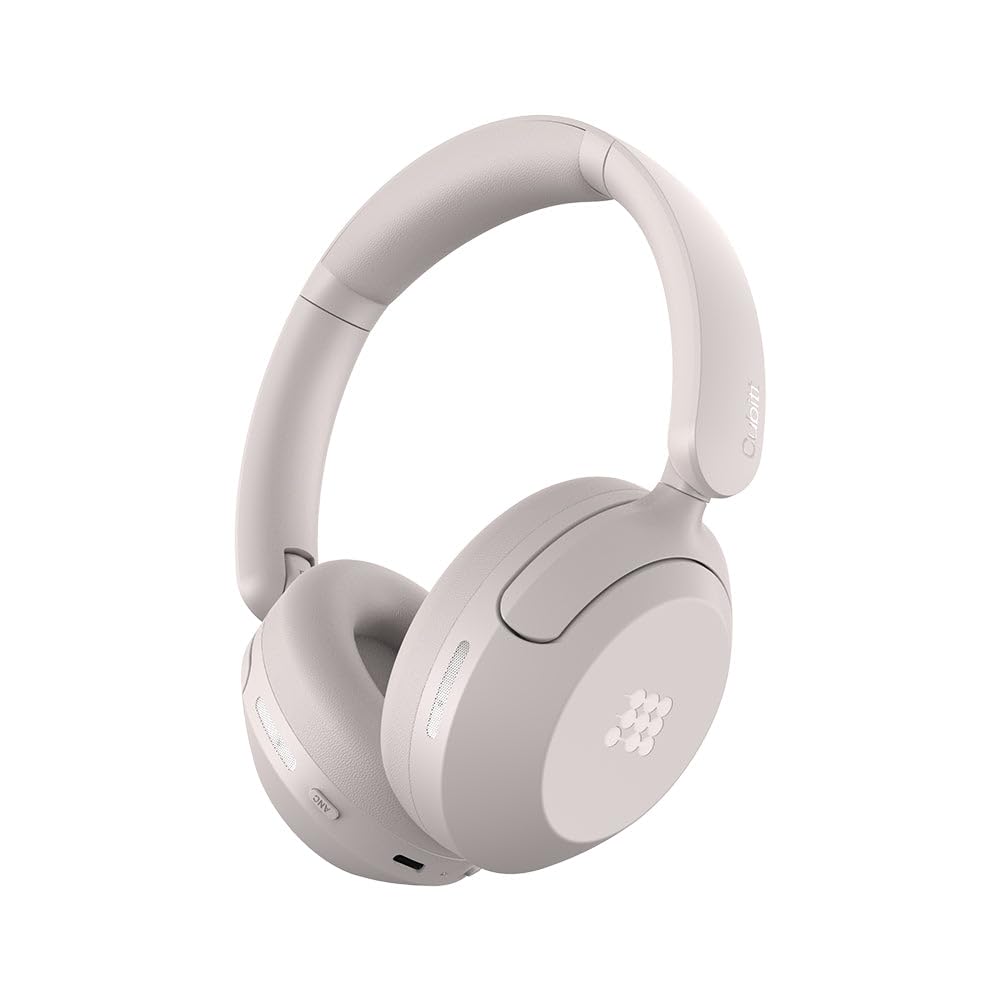 Cubitt Power Headphones with Hybrid ANC | Bluetooth 5.4 Over-Ear Headphones with 60H Playtime, 4 Mics, Auto-Pause, Transparency Mode, Low Latency…