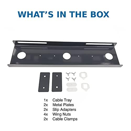 ApexDesk Cable Management Tray - Compatible Only with The 48" / 55” Vortex Series and 60" Flex Series