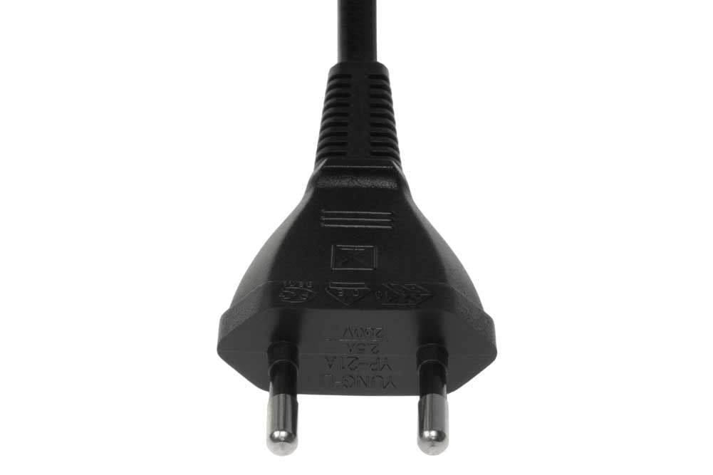 SF Cable, 2ft EN50075 European 2 pin to C7 Power Cord