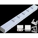 16” Hardwired Power Strip (NO Power Cord), 5 Vertical Outlets (NOT Tamper Resistant), NO Ears (Without mounting tabs on Both Ends), 15A (NOT a 20 Amp