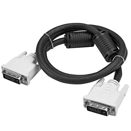 StarTech.com 3m DVI-D Dual Link Cable - Male to Male DVI-D Digital Video Monitor Cable - 25 pin DVI-D Cable M/M Black 3 Meter - 2560x1600 (DVIDDMM3M)