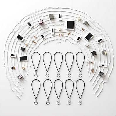 Yxinjy 10 Pcs Black Lanyard Cell Phone Charm Split Ring Strap, Clasp Lariat Cord Strap For Mobile Cell Phone/Mp3/Mp4/Usb Flash Drive/Keyrin Clever