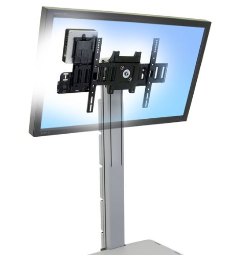 Ergotron - MMC VESA CPU Mount - Add-on for Neo-Flex Mobile MediaCenter Rolling Carts
