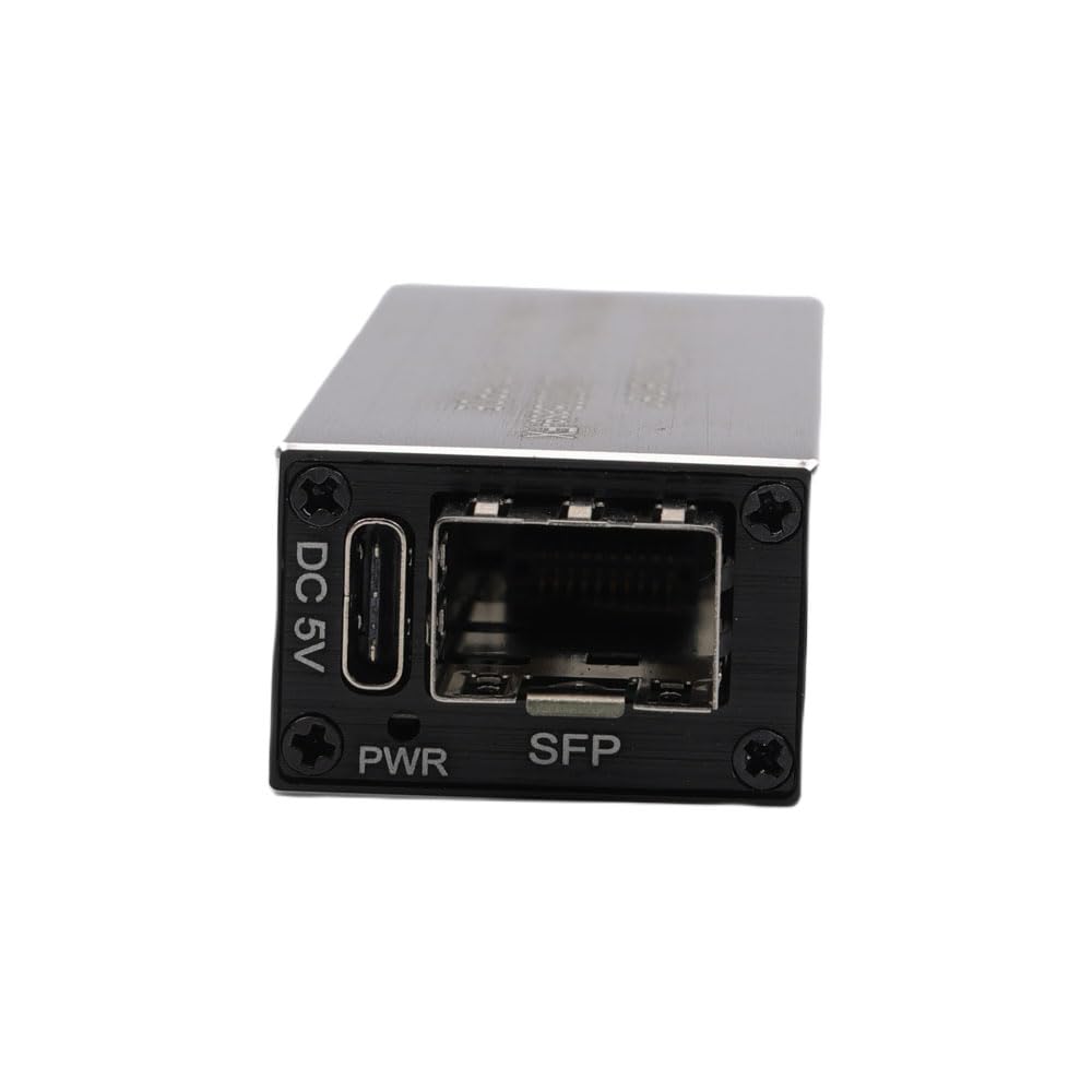 Mini POE 1.25G Media Converter Slot SFP Transceiver Module 5V DC Type-C Input 1 SFP Slot 1 RJ45 Ethernet SFP Fiber Switch
