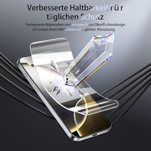 JUVENPROTO 3 Pack for Samsung Galaxy A36 TPU Films Screen Protectors, Fingerprint Unlock, HD Clear, Anti Scratch, Bubble Free, Ultra Thin, Easy