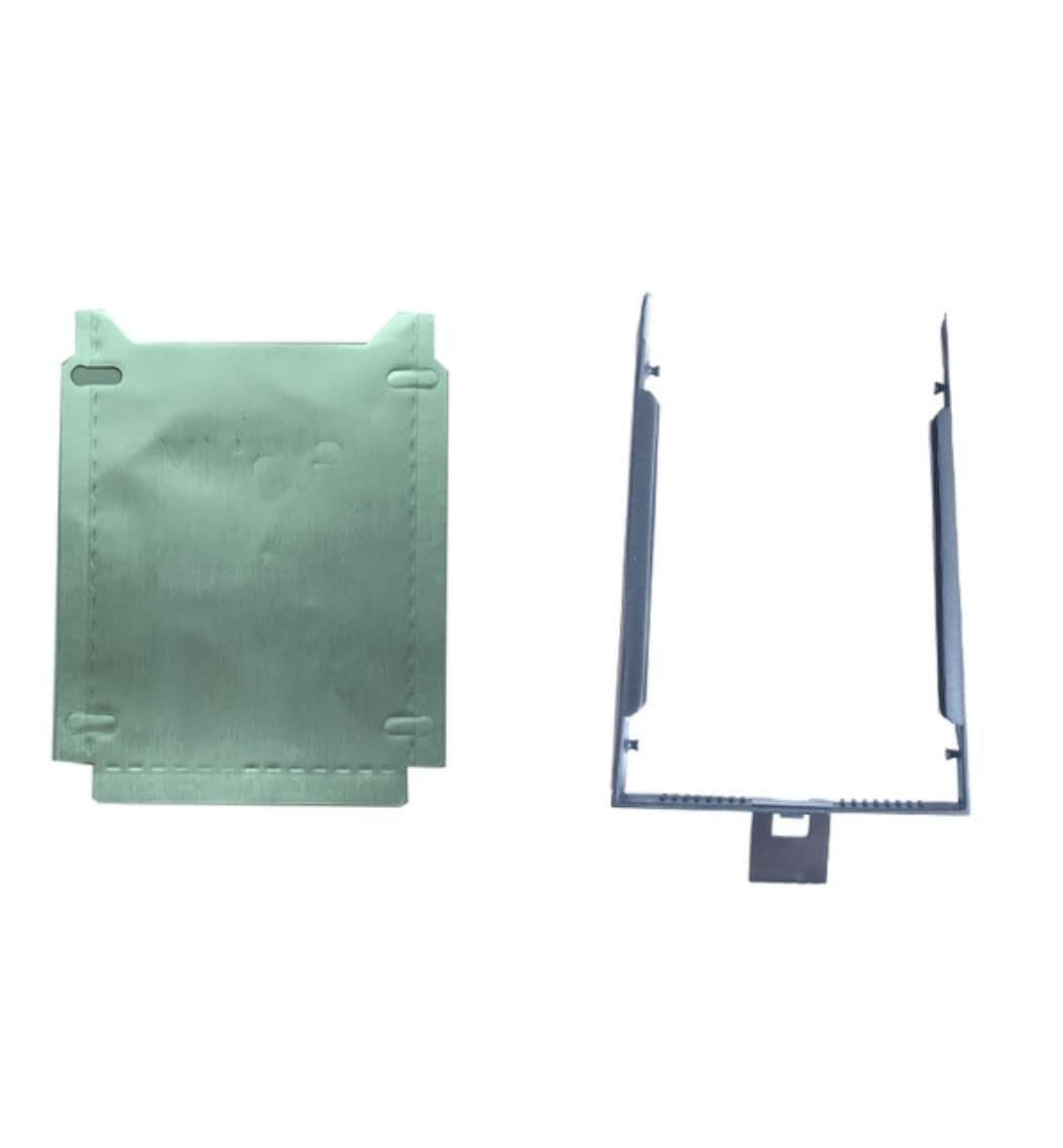 Fleshy Leaf SATA Hard Drive Caddy Bracket with SSD HDD Cable Holder Tin Foil Replacement for Lenovo ThinkPad P53 FP530 Laptop 02DM497 DC02C00G010