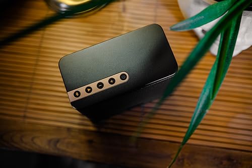 ELAC NAVA100 Portable Bluetooth Speaker, Black - 3” Full-Range Driver with Dual Passive Radiators - Up to 15 Hours of Playtime & USB-C Fast Charging