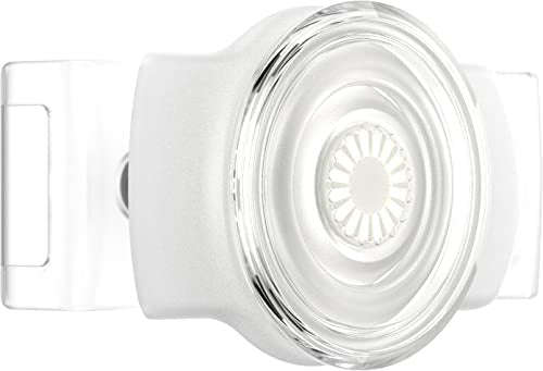 PopSockets Phone Grip & Slide Stretch, Clear - White and Clear