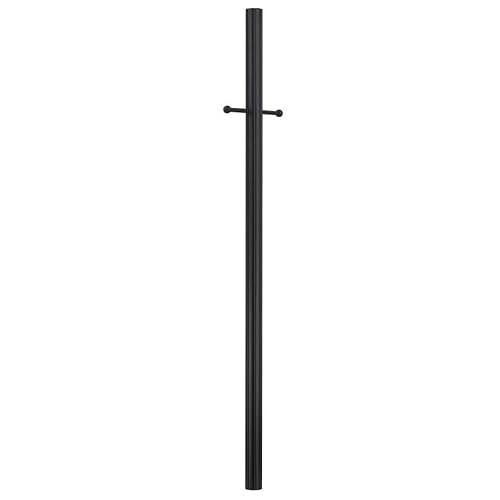 Ciata Lamp Posts Outdoor Lighting, Light Pole, Weather Resistant Outdoor Light Fixture Aluminum Lantern Post with Ladder Rest and Decorative Spheres