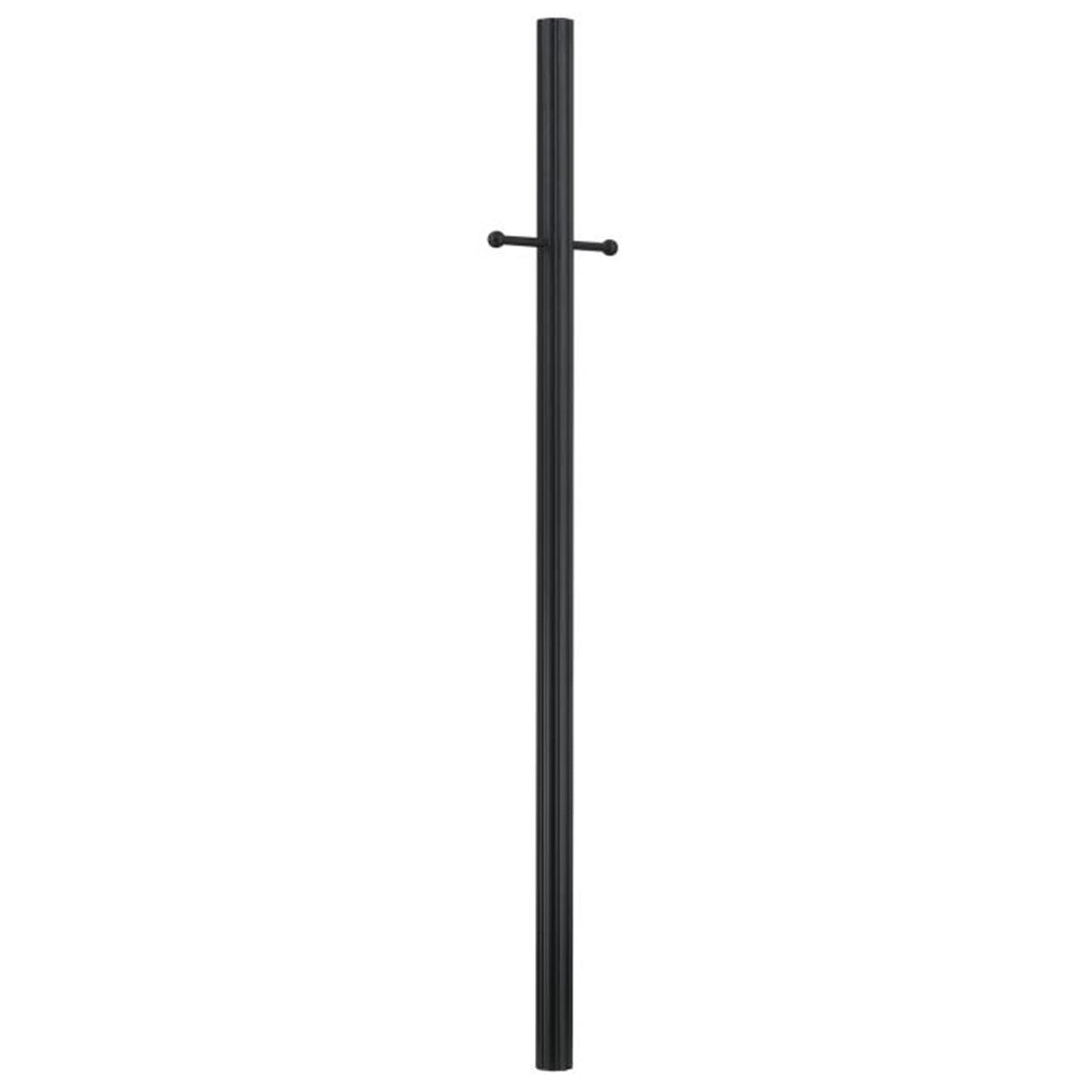 Ciata Lamp Posts Outdoor Lighting, Light Pole, Weather Resistant Outdoor Light Fixture Aluminum Lantern Post with Ladder Rest and Decorative Spheres