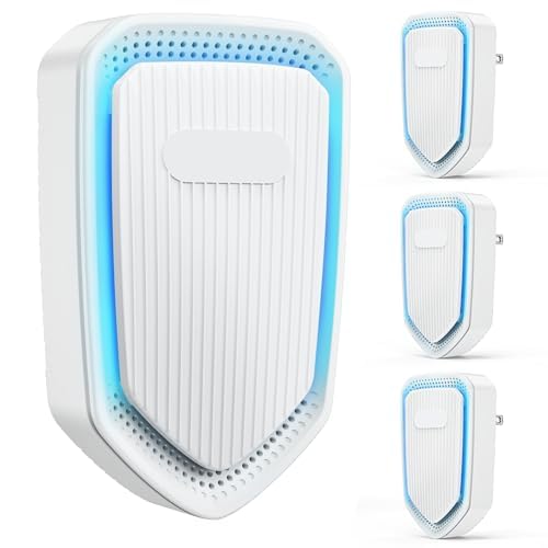 Vnitoz Air Ionizers Plug In Negative Ion Air Purifiers Quiet Air Freshener for Home Bedroom Office Basement - Portable Mini Air Cleaner Odor, Smoke