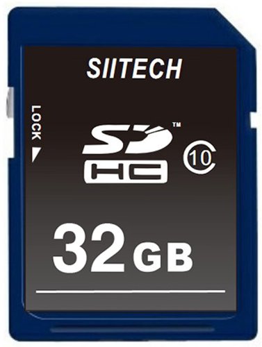 Siitech Premium SDHC Class 10 SD Memory Card 32GB