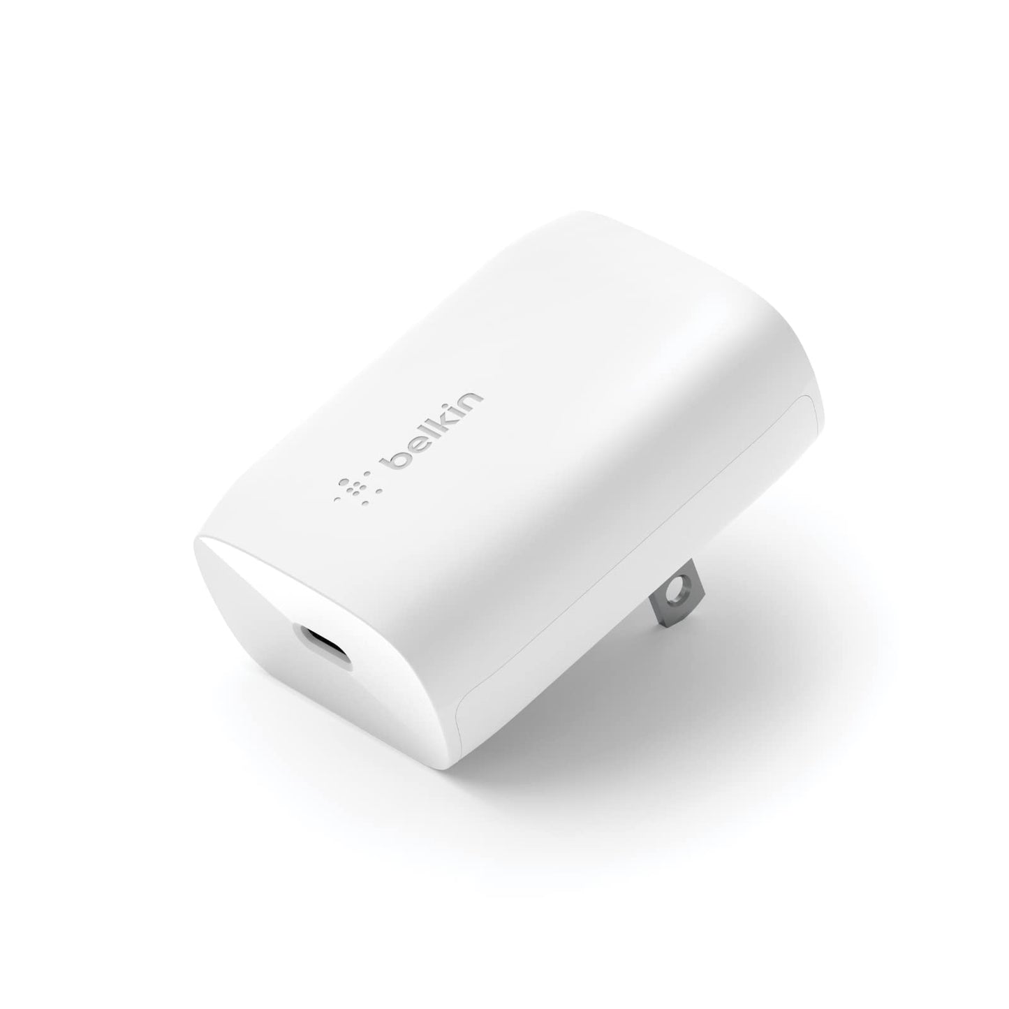 Belkin USB C Charger Block 30W, Fast Charging - iPhone 17, Air, Pro, Pro Max, Samsung Galaxy S25, iPad, AirPods, Apple Watch, Nintendo Switch 2 & More