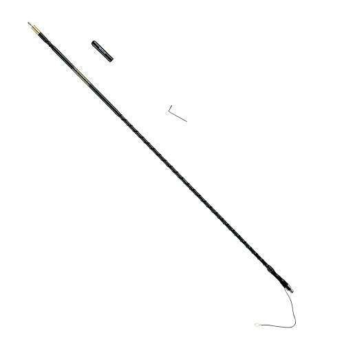 Wilson Antennas 305-483 CB Antenna Silver Load FGT Series 3FT Fiberglass Whip Antenna AM|FM Ready-Black