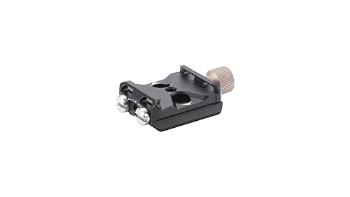 Tilta Universal ARCA Quick Release Baseplate | 1/4"-20 and 3/8"-16 Threads | Lightweight Aluminum Alloy Construction | Black | TA-UABP-B