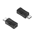 Accessonico USB Mini to USB-C, 2 Pack Mini-USB Female to USBC Male Adapter