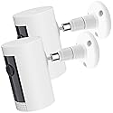 2Pack Camera Wall Mount Compatible with R-ing Stick Up Cam Battery/Outdoor Cam Plus/Pro/Plug-in/Indoor Cam (1st Gen), 360 Degree Adjustable Mounting