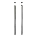 Bingfu 7 Sections Telescopic 74cm AM FM Antenna Portable Radio Antenna Replacement (2-Pack) Compatible with Indoor Portable Radio Home Stereo Receiver