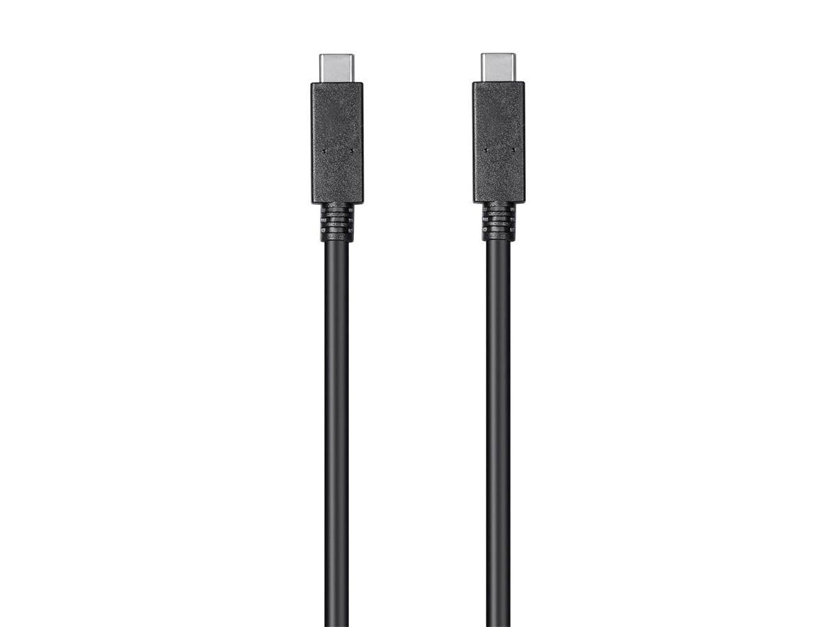 Monoprice USB Type-C to Type-C 3.1 Gen 1 Cable - 5Gbps, 3A, 30AWG, 2 Meters (6.6 Feet) Black - Select Series