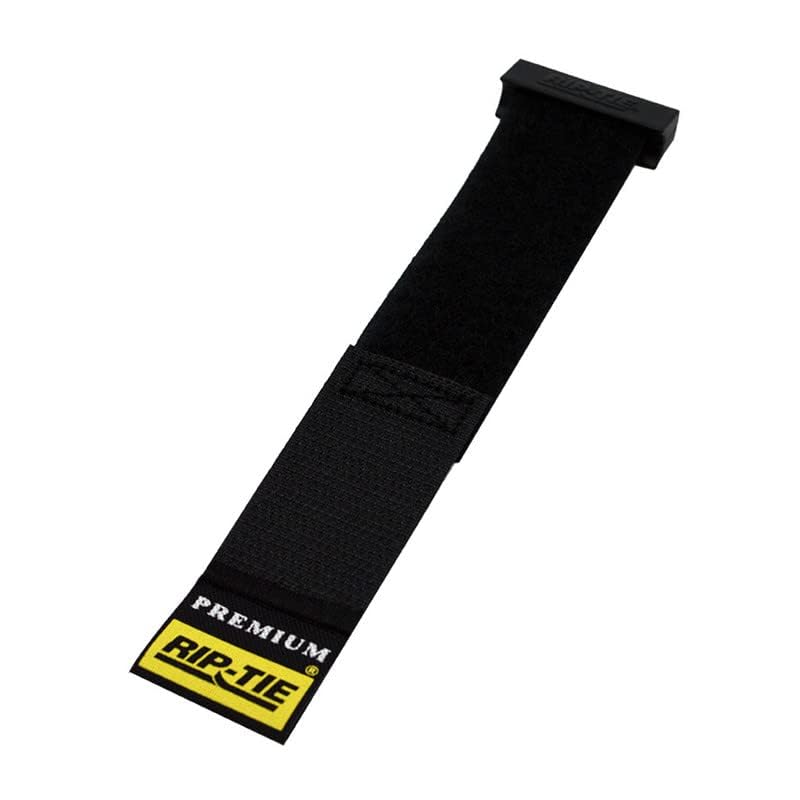 RIP-TIE 1 x 6.5 Rip-Lock CableWrap Cable Tie Perfect for Heavy Duty Cables 10 Pack Black