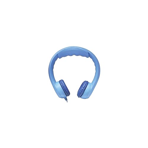 HamiltonBuhl Flex‑Phones Kids Foam Headphones - Durable EVA Foam, Volume‑Limited 85 dB, Chew‑Resistant Dura‑Cord, Safe BPA‑Free Design for Classroom…
