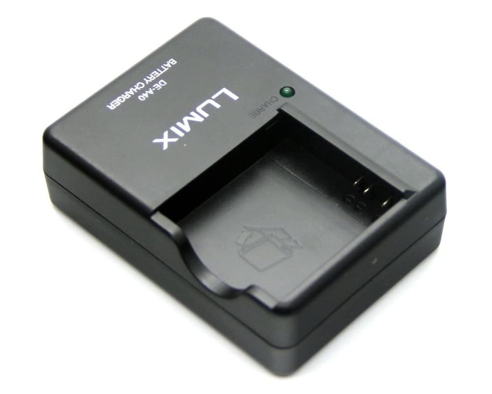 DE-A40 DE-A40B Battery Charger Compatible with Panasonic Camera LUMIX DeA40 CGA-S008 S008E DMW-BCE10 BCE10 DMC-FS3 FS5 FS20 FX38 FX3 Camera Battery