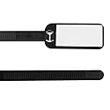 Skywalker 3” Cable Ties w/Write-on Label (Black / 100 Pack)
