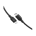 Anker USB C to Lightning Cable(3FT,Black), MFi Certified for iPhone 14 Series, and More(Charger Not Included)