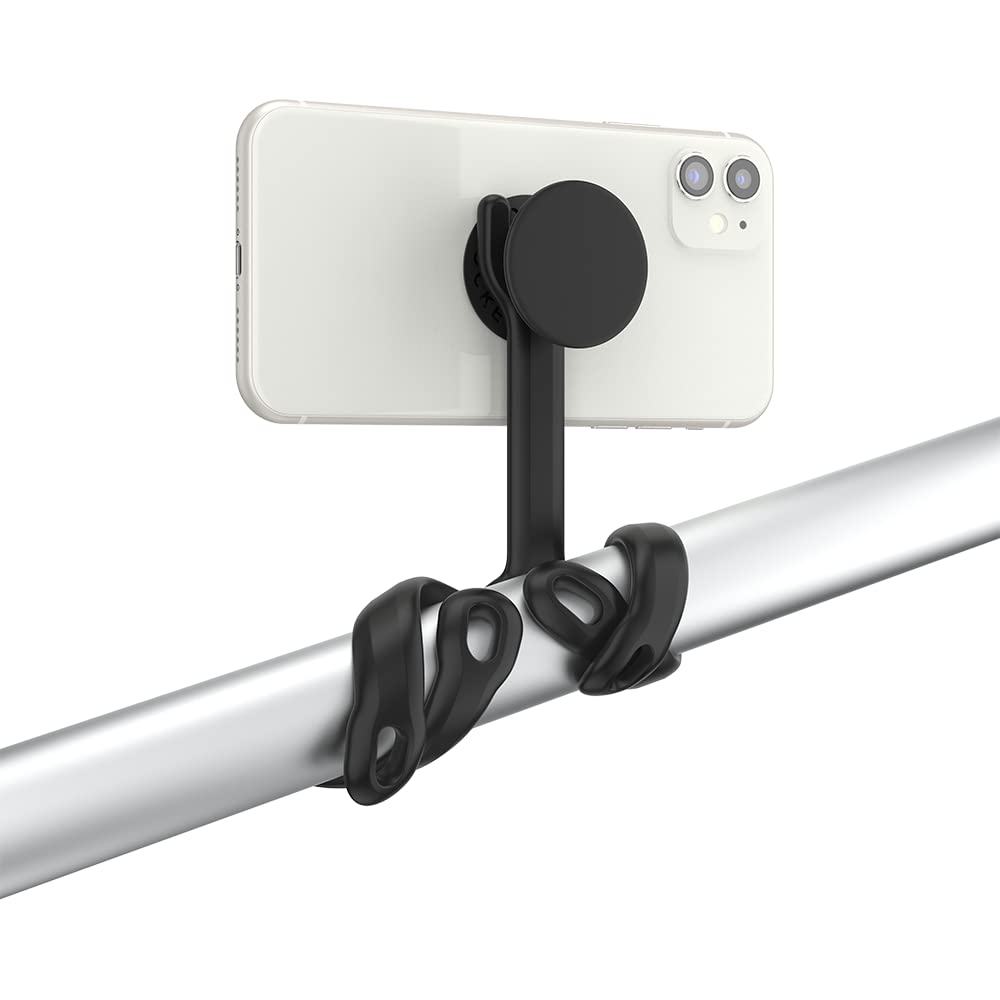 PopSockets Flexible Phone Mount & Stand, Phone Tripod Mount, Universal Device Mount - Black small