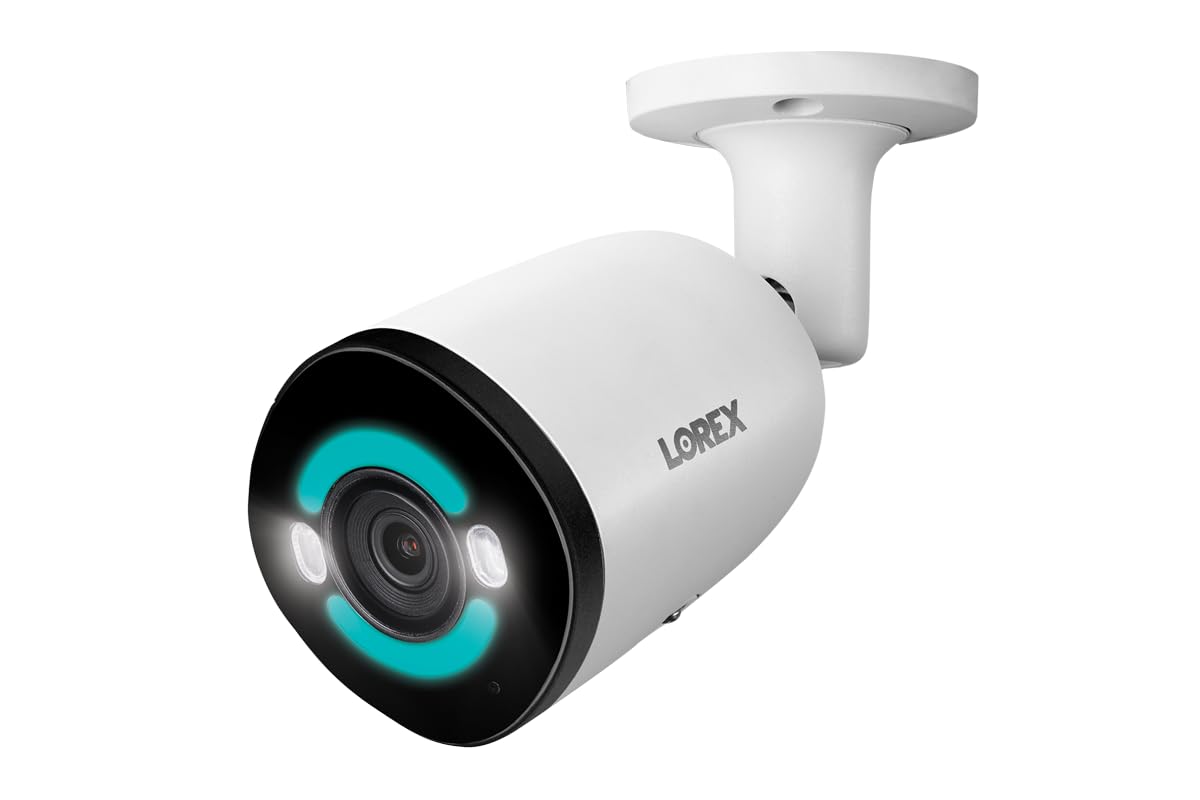 Lorex 4K 12MP Outdoor Security Camera System with 6 IP Wired Bullet Security Camera with 2TB 16 Channel NVR Recorder (Supports Up to 8 Wired + 8