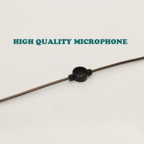 Premium Sound Quality Jewellery Style Wired Headset Earbuds Microphone for Microsoft Surface, Pro 2, 3 - Verizon Ellipsis 7, 8 - LG G Pad 7.0, 8.0…