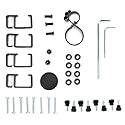 VIVO Hardware Pack for Monitor Stand, Includes Pole Cap, Cable Clips, Screws, Spacers, Allen Wrenches, Black, PT-SD-HP02