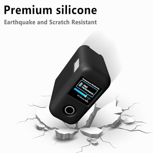 Geiomoo Soft Silicone Case for Anker Zolo 140W, Flexible Scratch Resistant Cover (Black)