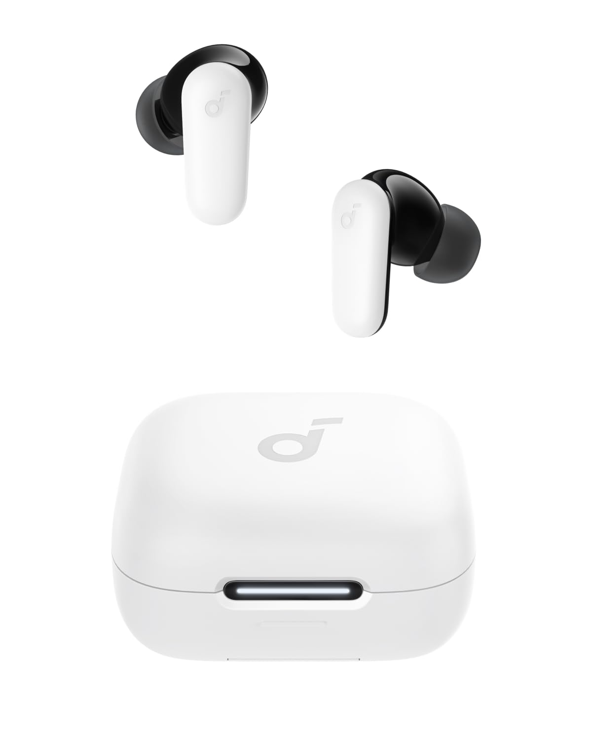 Soundcore P30i by Anker Noise Cancelling Earbuds, Strong and Smart Noise Cancelling, Powerful Bass, 45H Playtime, 2-in-1 Case and Phone Stand, IP54