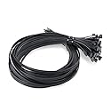 NORJIN 50 Pcs 36 Inch Extra Long Zip Ties Heavy Duty Nylon Cable Ties with 175 lbs Tensile Strength Self-locking Industrial Durable Cable Tie
