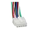 YONGJIANGXIA 10-Pin Speaker High Level Input Plug Compatible with Alpine Amplifier MRV MRP V12 V-Power Flex