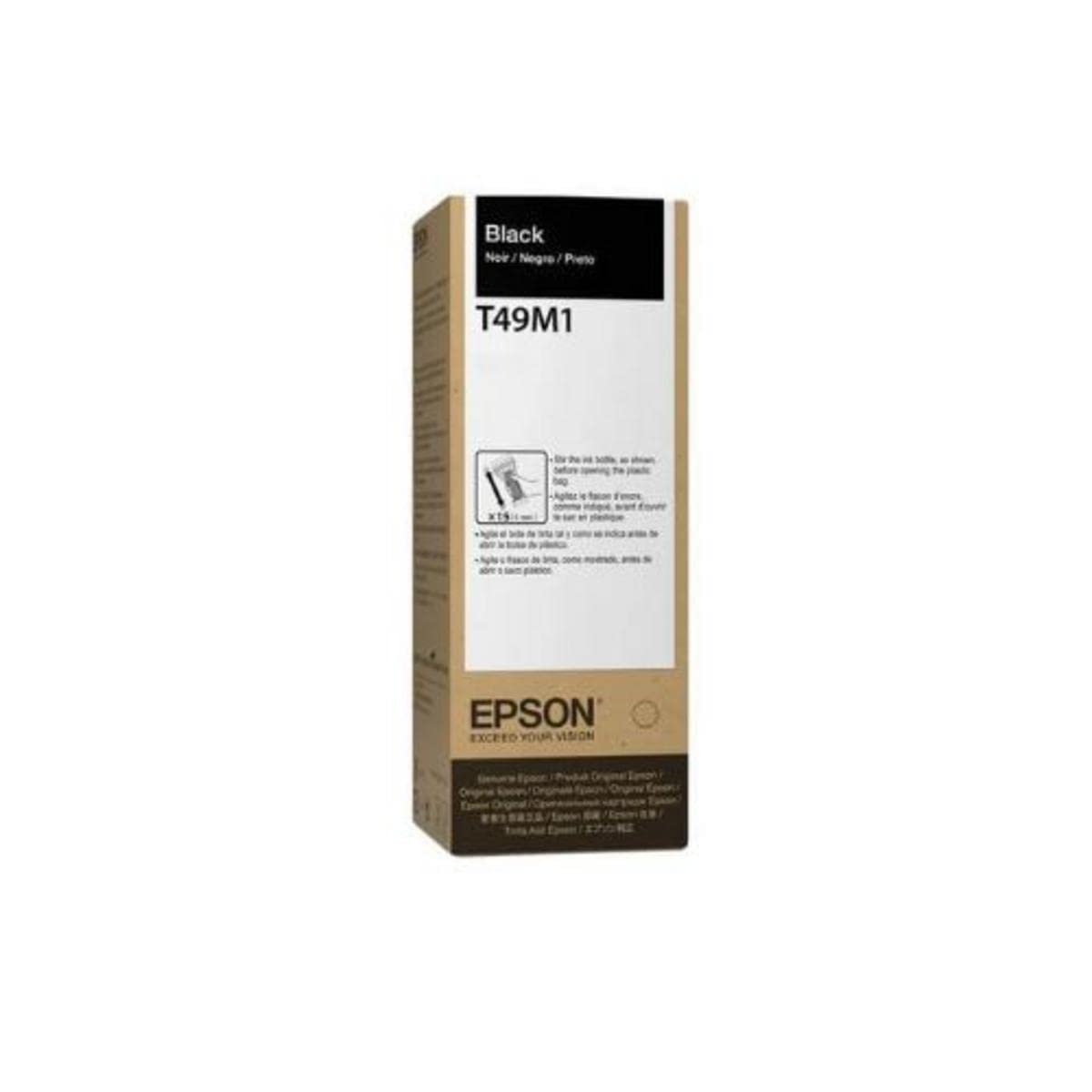 Epson T49M UtlraChrome Dye Sub Ink, Black, 140ml