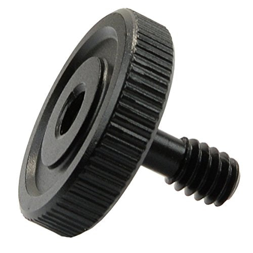 PhotoTrust 2 Pack Black Metal 1/4" Male to 1/4" Female Screw Adapter for Camera Tripod L Type Bracket Stand Tripod Ball Head