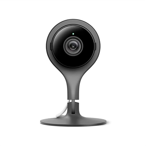 Google Nest Cam Indoor - 1st Generation - Wired Indoor Camera - Control with Your Phone and Get Mobile Alerts - Surveillance Camera with 24/7 Live