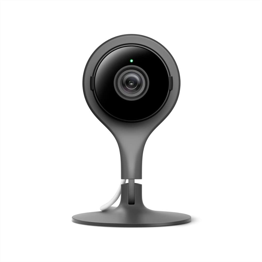 Google Nest Cam Indoor - 1st Generation - Wired Indoor Camera - Control with Your Phone and Get Mobile Alerts - Surveillance Camera with 24/7 Live