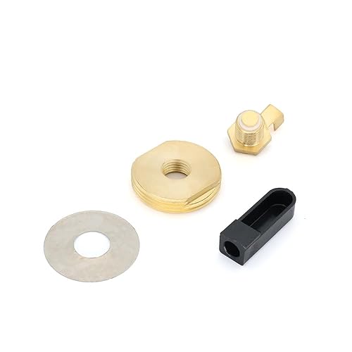 2 Pcs Vehicle NMO Antenna Mount Repairment Kit Adapter Set 3/8 Hole Mount Coaxial Connector Adapter Crimp Solder for Cable RG58 for Vehicle Antenna