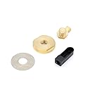2 Pcs Vehicle NMO Antenna Mount Repairment Kit Adapter Set 3/8 Hole Mount Coaxial Connector Adapter Crimp Solder for Cable RG58 for Vehicle Antenna