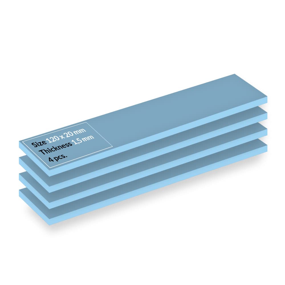 ARCTIC TP-3: Premium Performance Thermal Pad, 120 x 20 x 1.5 mm (4 Pack)